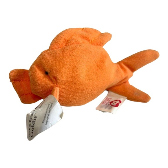 6 McDonalds TY Teenie Beanie Babies 1993 Waddle Goldie Happy Nook Bones Scoop - Picture 7 of 7